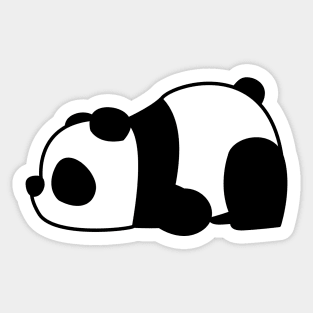 Lazy panda Sticker